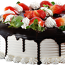 Strawberry cake with chocolate2  Clipart 7000x4000