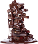 Chocolate mountain in syrup 150px