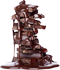 Chocolate mountain in syrup 70px
