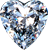 Diamond heart 50px by EXOstock