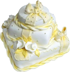 Yellow and white cake 140px