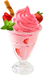 Strawberry ice cream 2 150px
