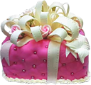 Pink gift cake 120px
