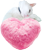 Pink fur heart with white cat 50px by EXOstock