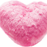 Pink fur heart 120px