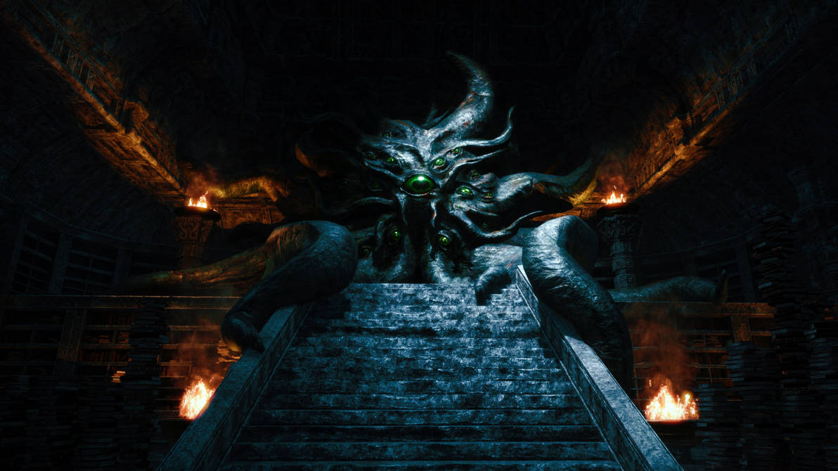 The Shrine of Hermaeus Mora by BloodDraugr on DeviantArt