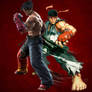 Tekken X Street Fighter: Jin Kazama and Ryu