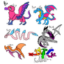 Free Pride Month Dragons Adoptables! Closed