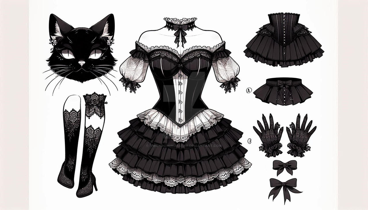 Cat outfits ver 9 by TwilightNinjaStar on DeviantArt