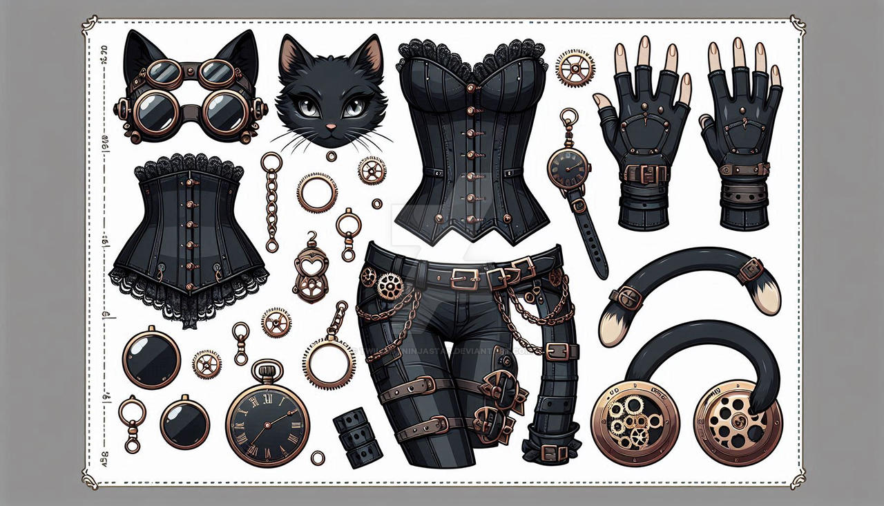 Cat outfits ver 30 by TwilightNinjaStar on DeviantArt