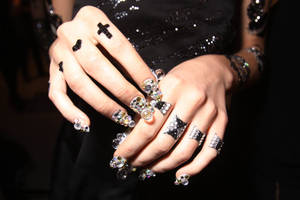 Glitzy Nails