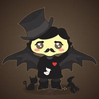 Edgar Allan Poe chibi