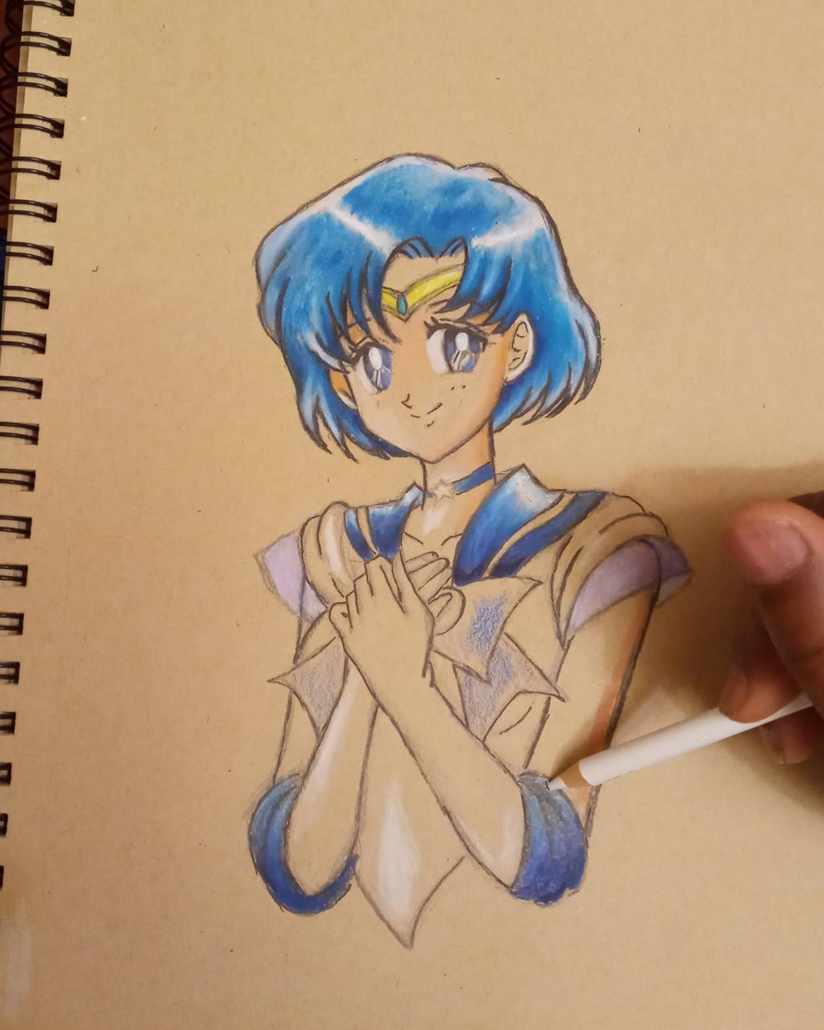 Coloring Sailor Mercury by Gerard2488 on DeviantArt
