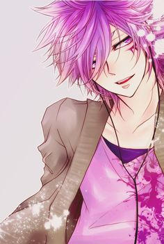 Anime Boy With Purple Hair By Peterrustoen On Deviantart