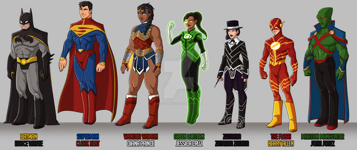 Justice League redesigns