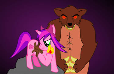Annie and Tibbers in My Little Pony