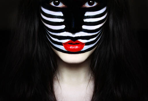 Zebra wears red, too