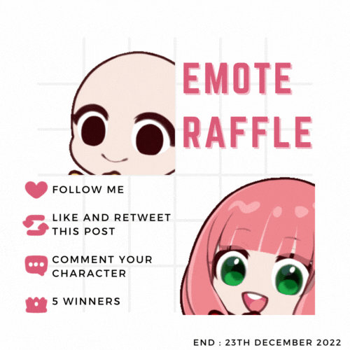 Emote Raffle by Svnnydraw on DeviantArt