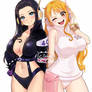 Nico Robin and Nami Egghead Outfit