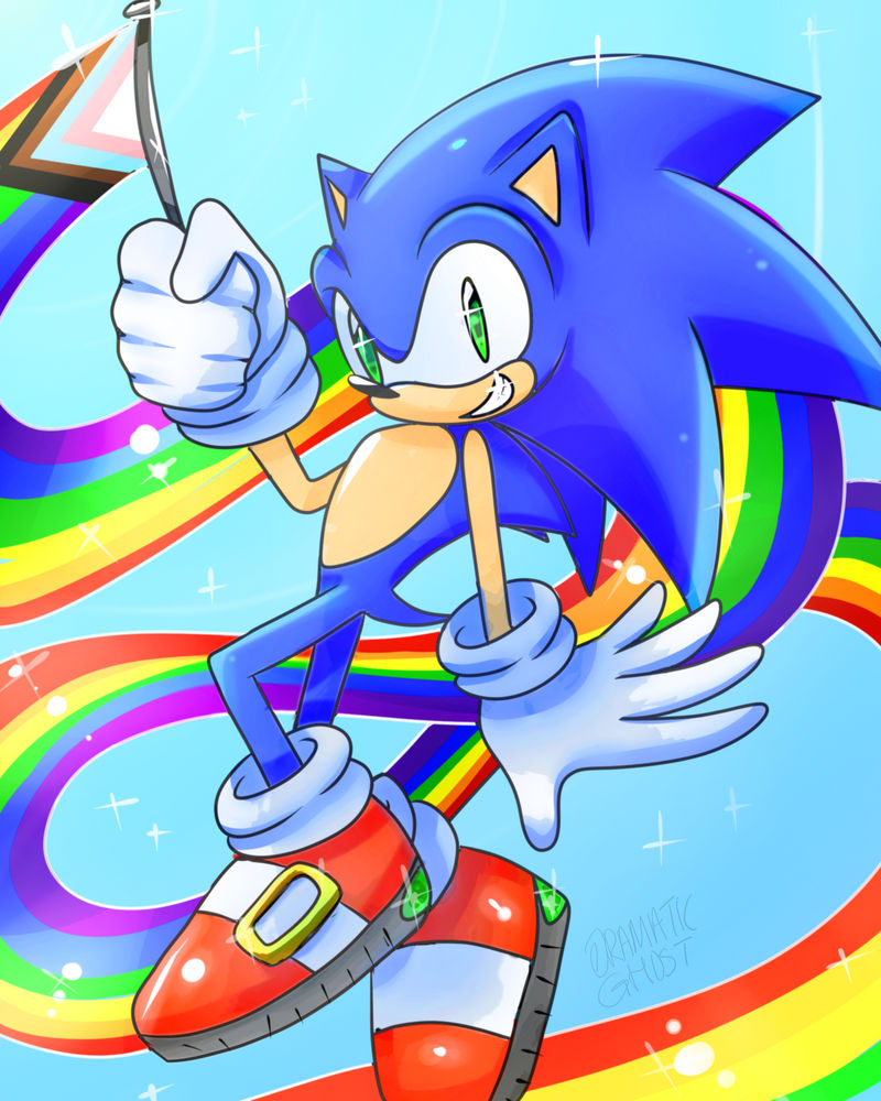 Tectoy comemora dia do orgulho LGBTQIA+ com imagem do Sonic