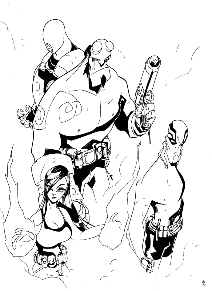 Hellboy Character Studies