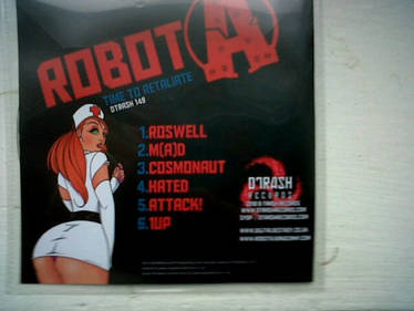 RobotA Back Album CD Cover