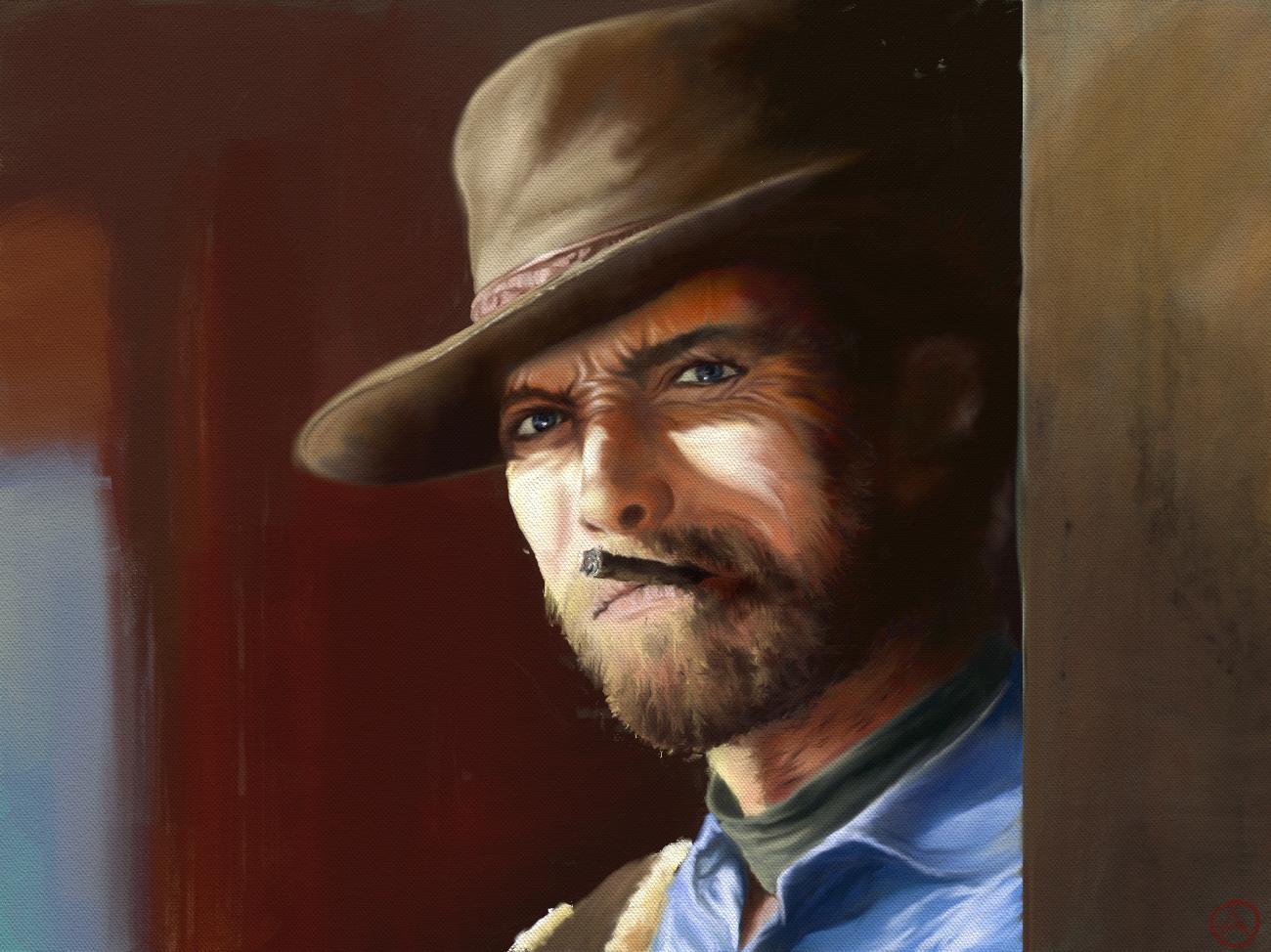 Clint Eastwood Portrait