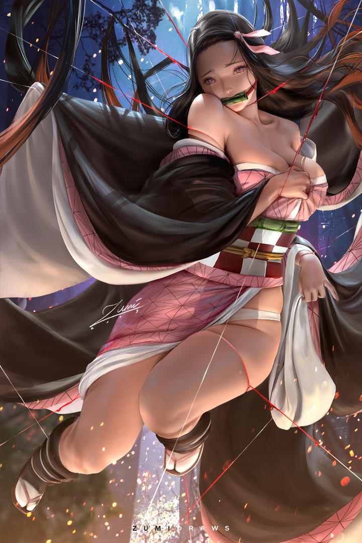 Nezuko by zumidraws on DeviantArt