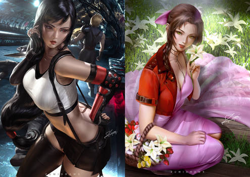 Tifa and Aerith