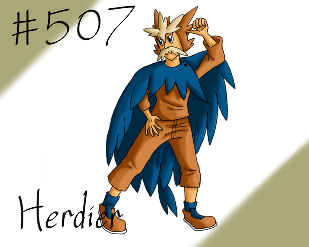 Pokemon Gijinka Project 507 Herdier