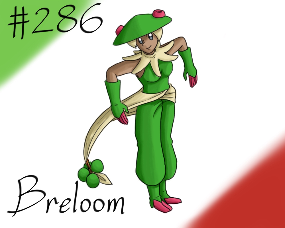 Pokemon Gijinka Project 286 Breloom