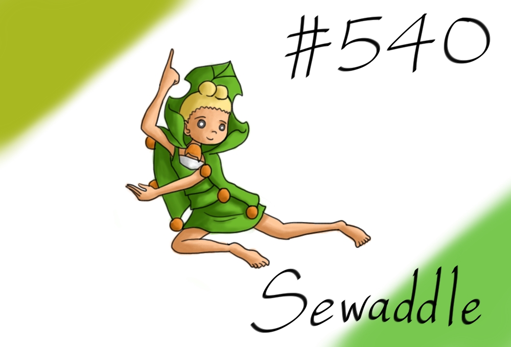 Pokemon Gijinka Project 540 Sewaddle