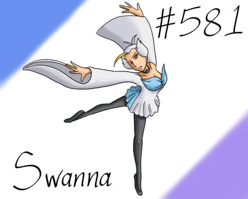 Pokemon Gijinka Project 581 Swanna