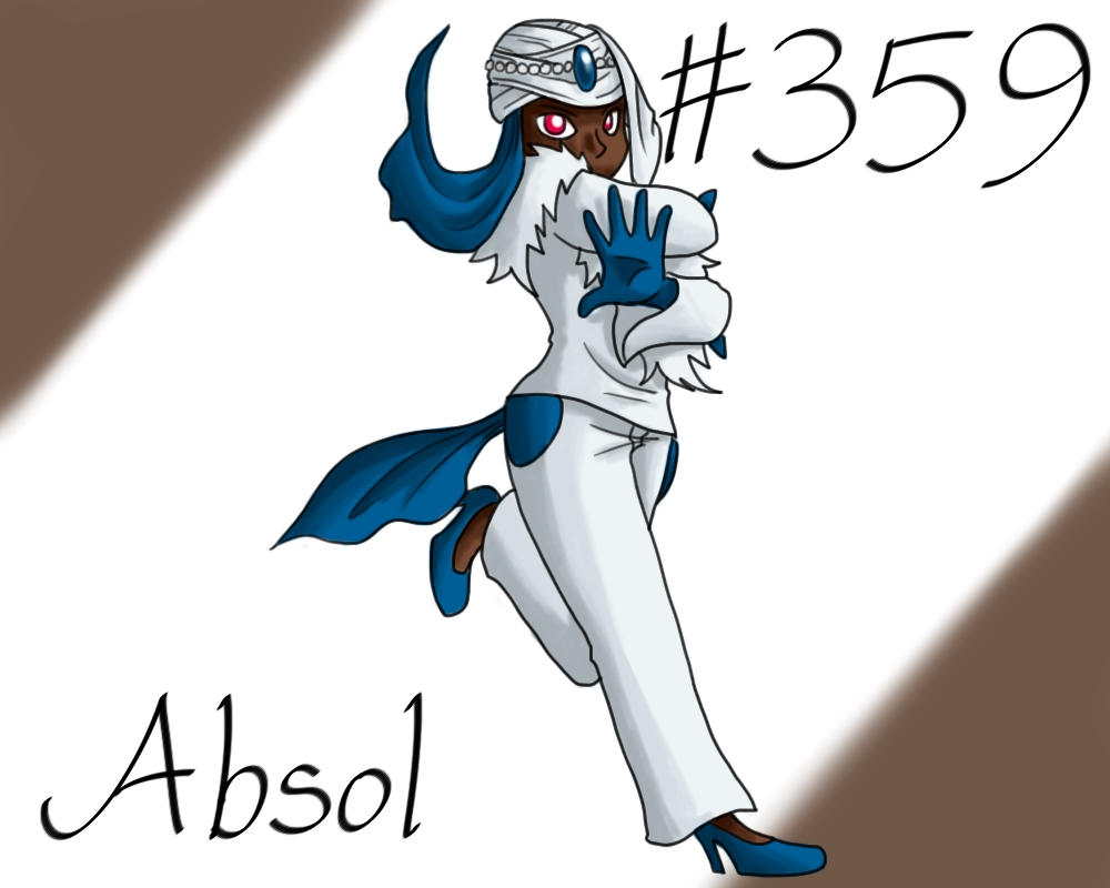 Absol 359 Pokemon Gijinka Project 359 Absol by JinMugiwara on DeviantArt
