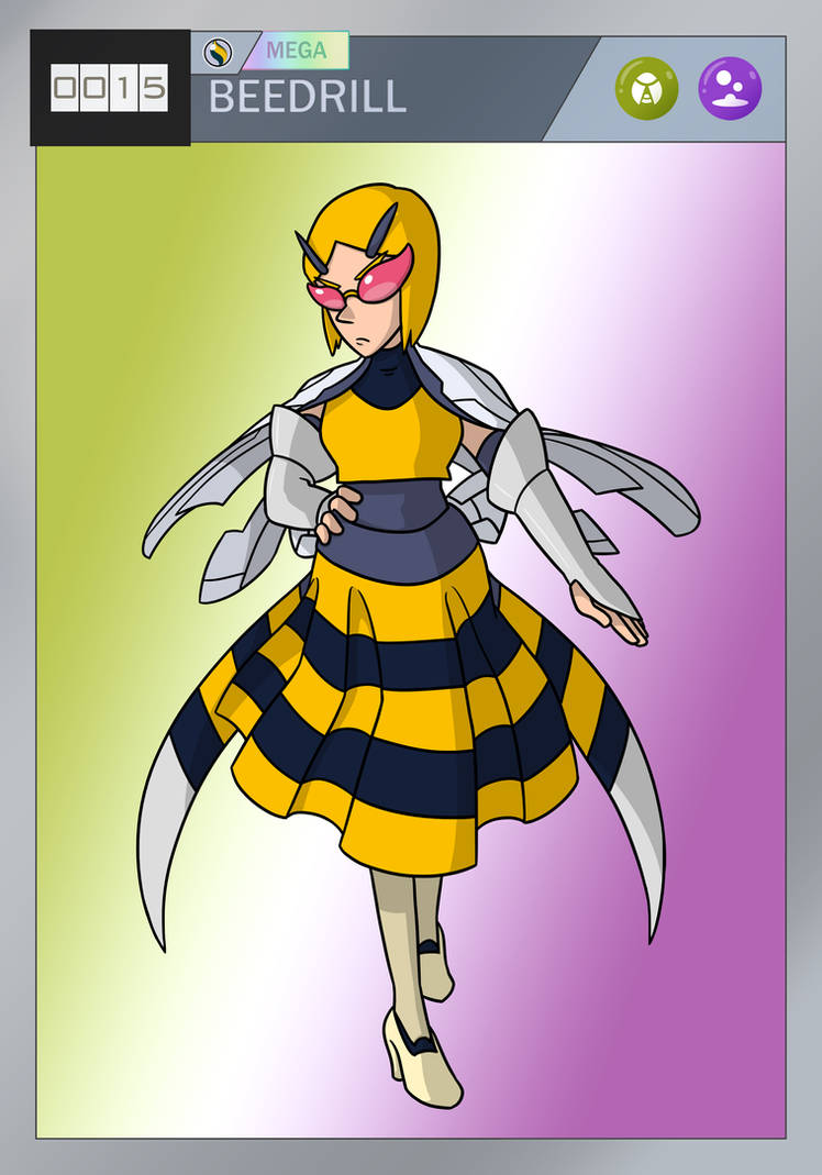 Oc Beedrill Pokejinka Project 0015MG - Mega Beedrill by JinMugiwara on DeviantArt
