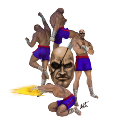 SF 30th Anniversary Tribute - Sagat - SF2