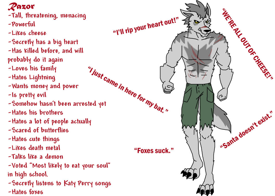 Razor da wolf by LightningtheWolf9 on DeviantArt