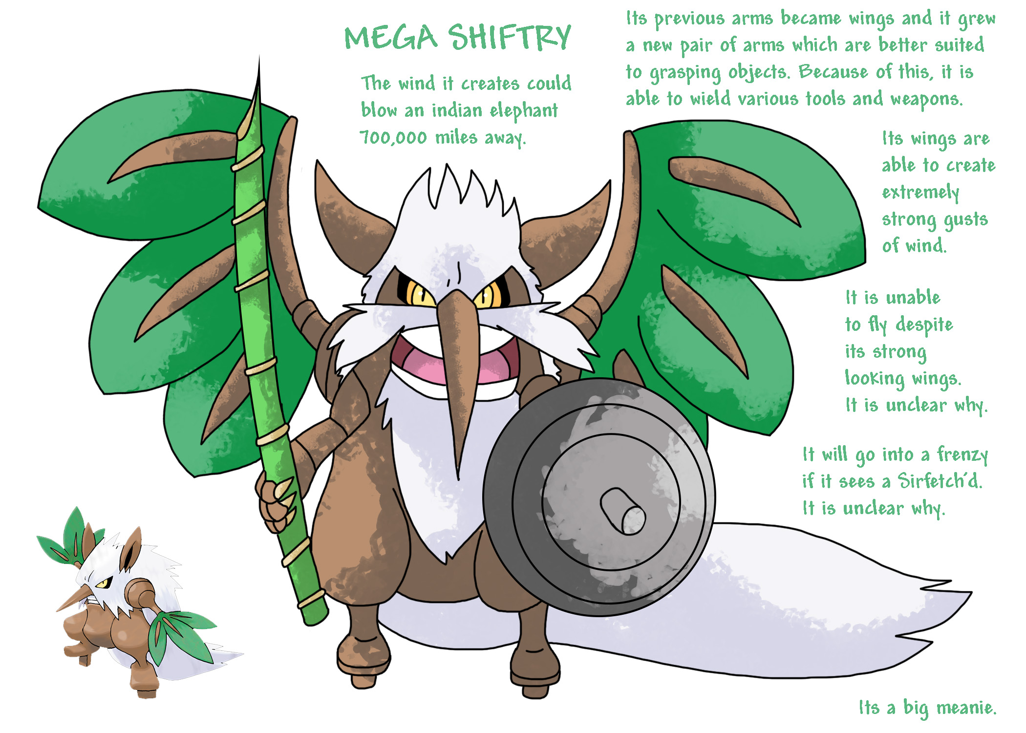 Shiftry Mega Shiftry by LightningtheWolf9 on DeviantArt