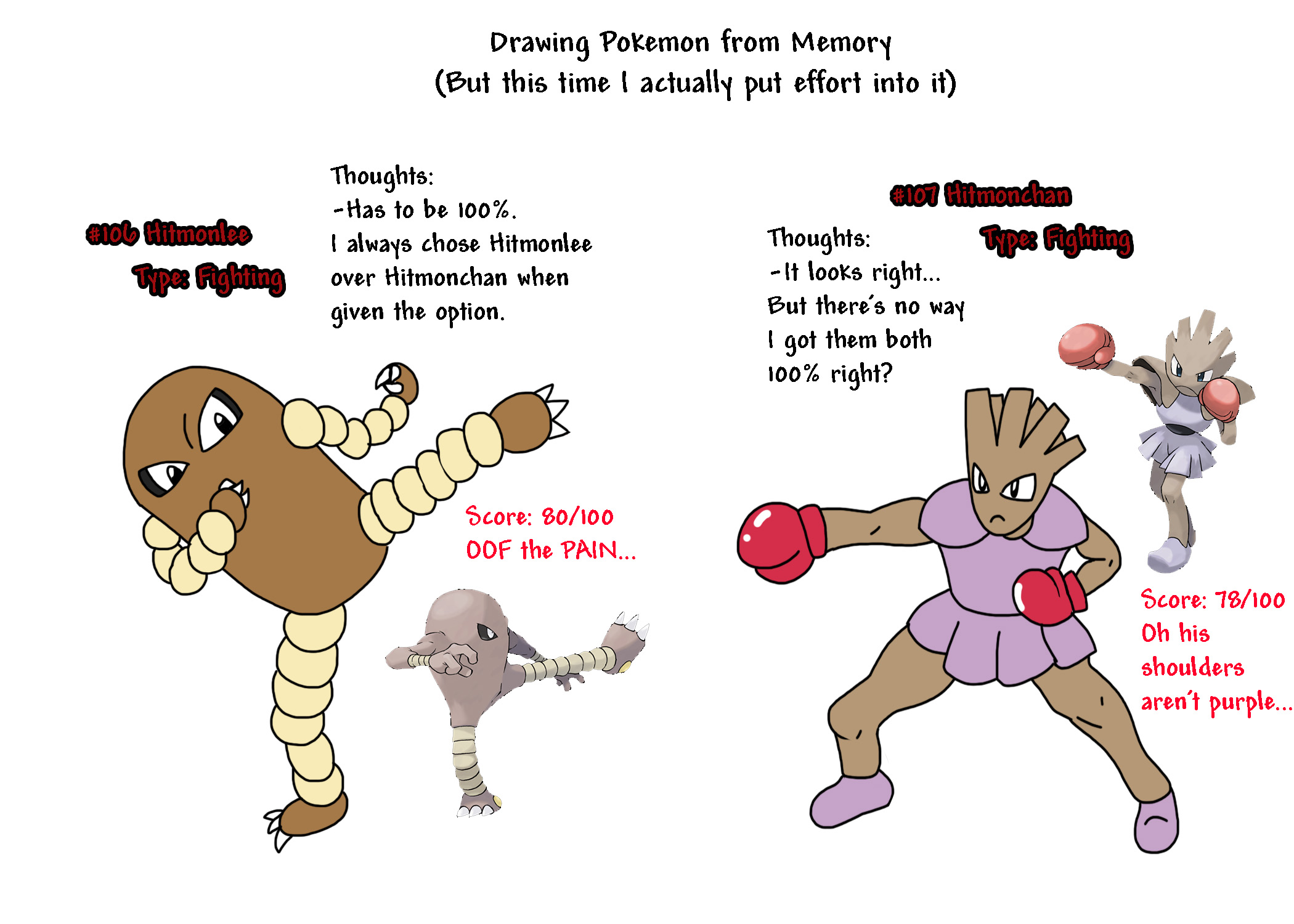 Real Hitmonchan DPFM Part 55: Hitmonlee and Hitmonchan by LightningtheWolf9 on DeviantArt