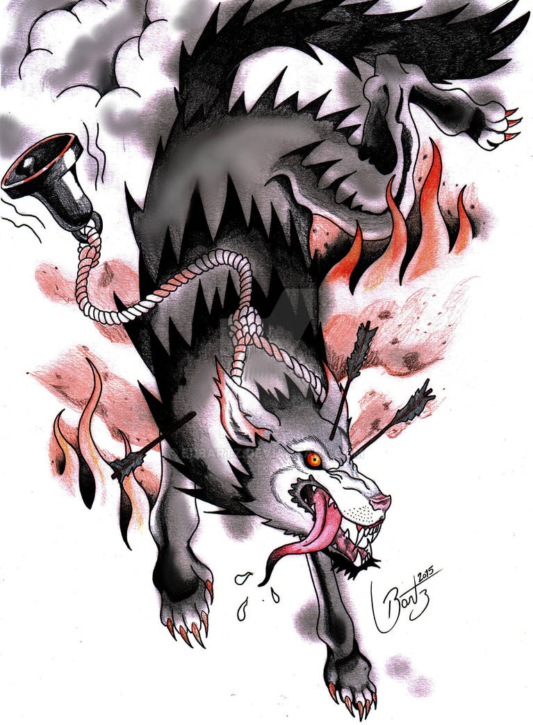 Infernal Wolves Lobo infernal (Hell Wolf) by EdBartz on DeviantArt