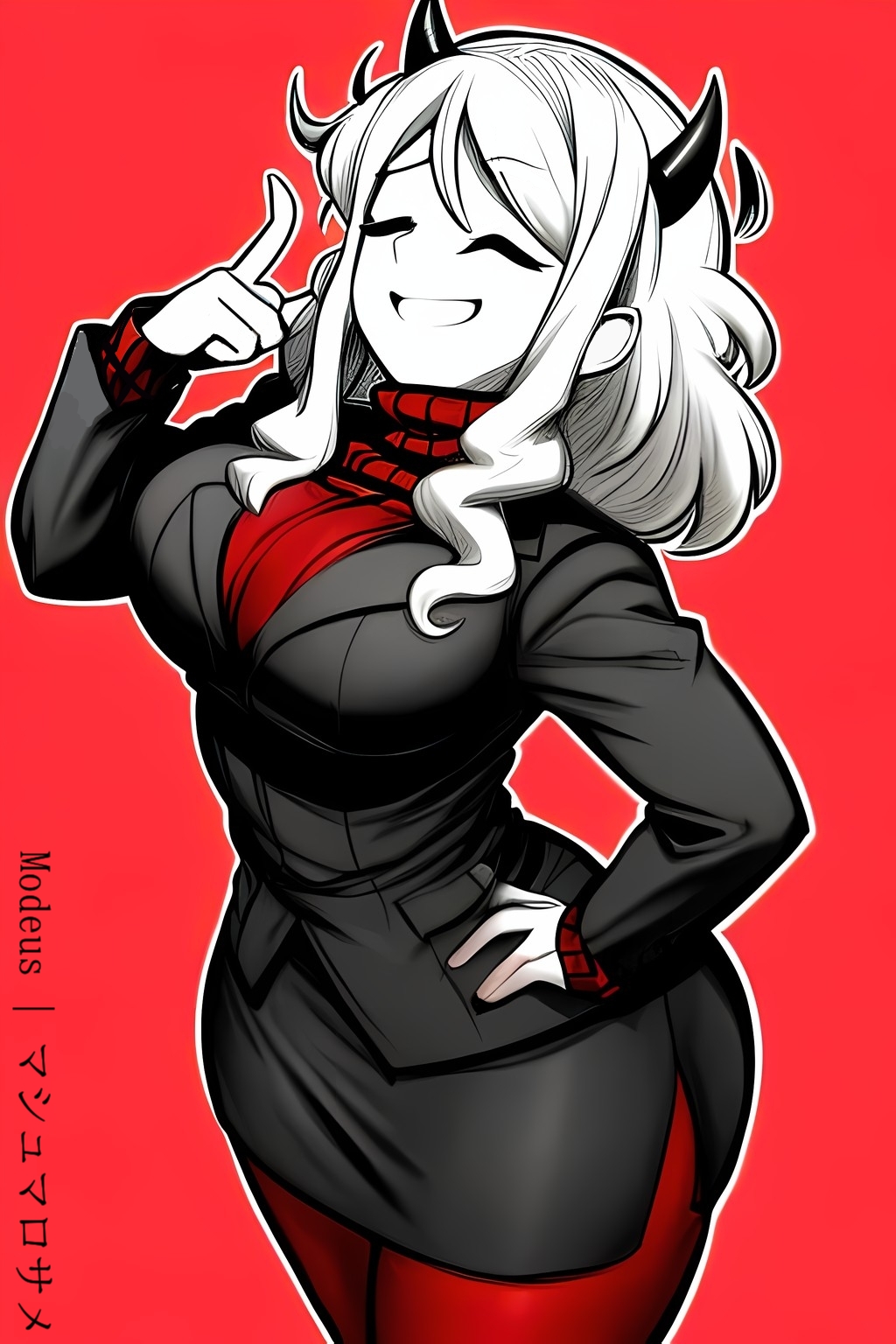 Modeus Modeus | Helltaker by ZefirisShark on DeviantArt