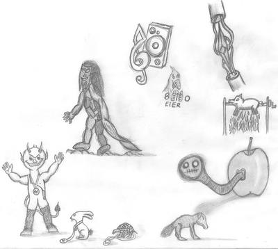 Different Version Drawing Different drawings 2 by QBFinest83 on DeviantArt