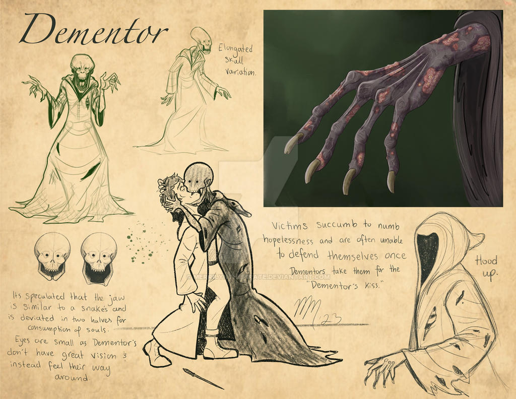 Dementor Design Dementor Fan Art Poster For Sale Mit