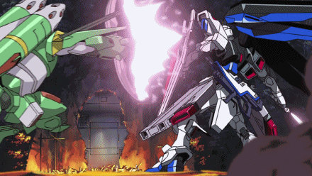 Freedom Gundam vs ASH by OCTOPUS-SLIME on DeviantArt