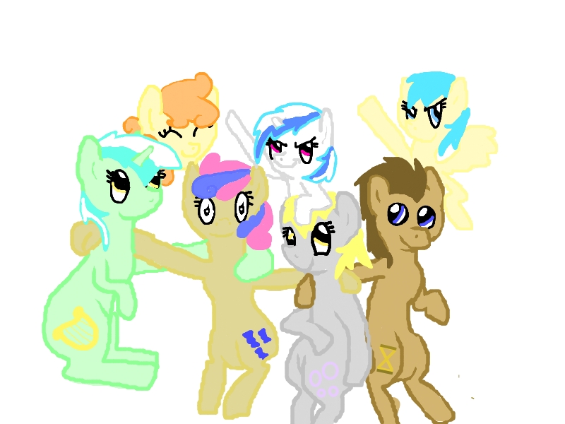 -ART TRADE-the mane 6-ART TRADE-