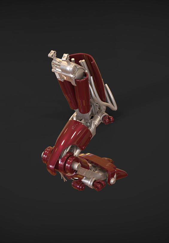 Mech Leg by dentonvanzan on DeviantArt