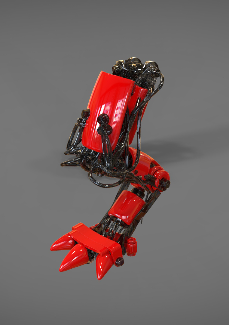 Mech Leg by dentonvanzan on DeviantArt