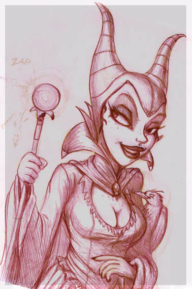 maleficent sketch