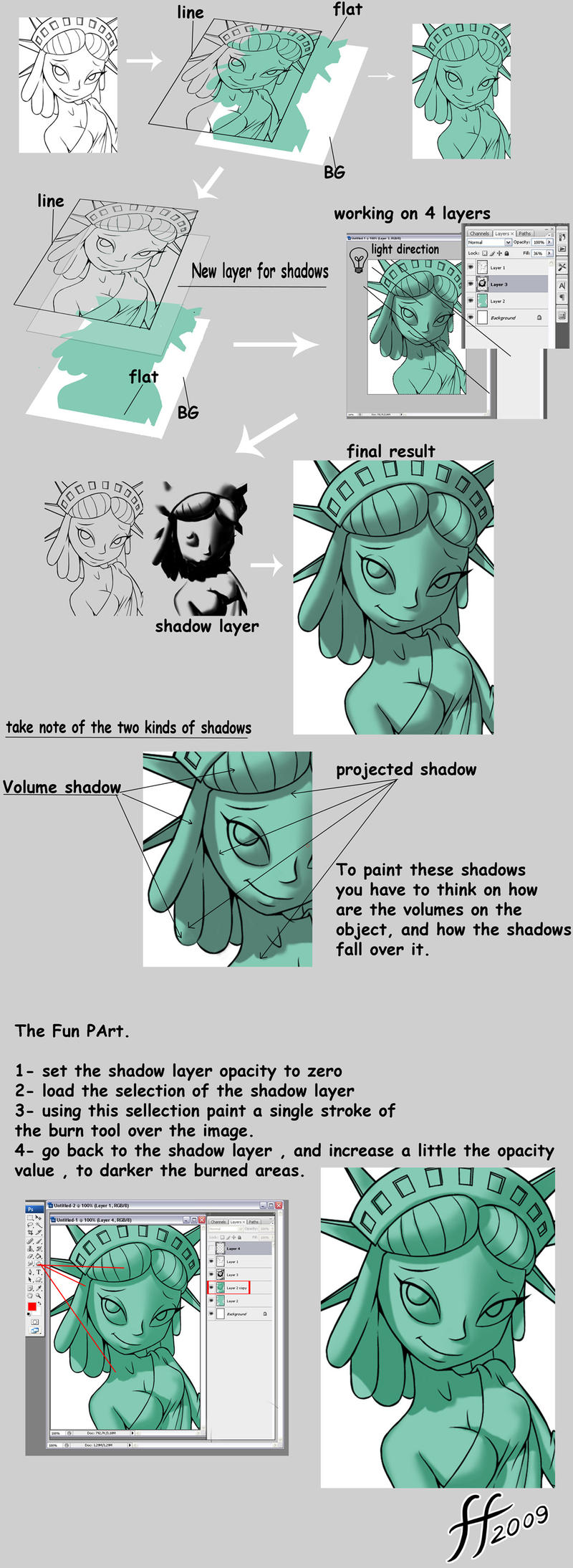 shadow tutorial by 14-bis