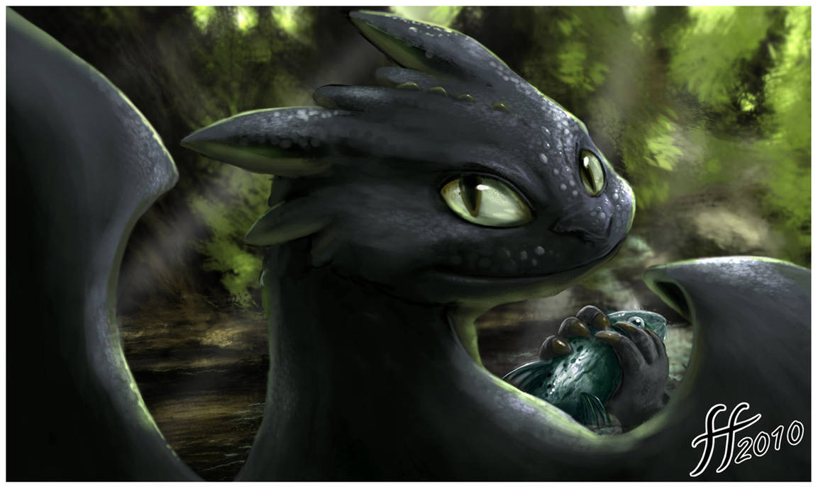 Toothless by 14-bis on DeviantArt